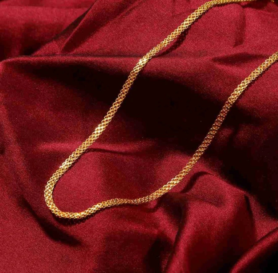 ARTIFICIAL MENS 24 INCHES GOLD COLOUR CHAIN