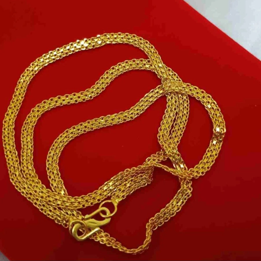 ARTIFICIAL MENS 24 INCHES GOLD COLOUR CHAIN