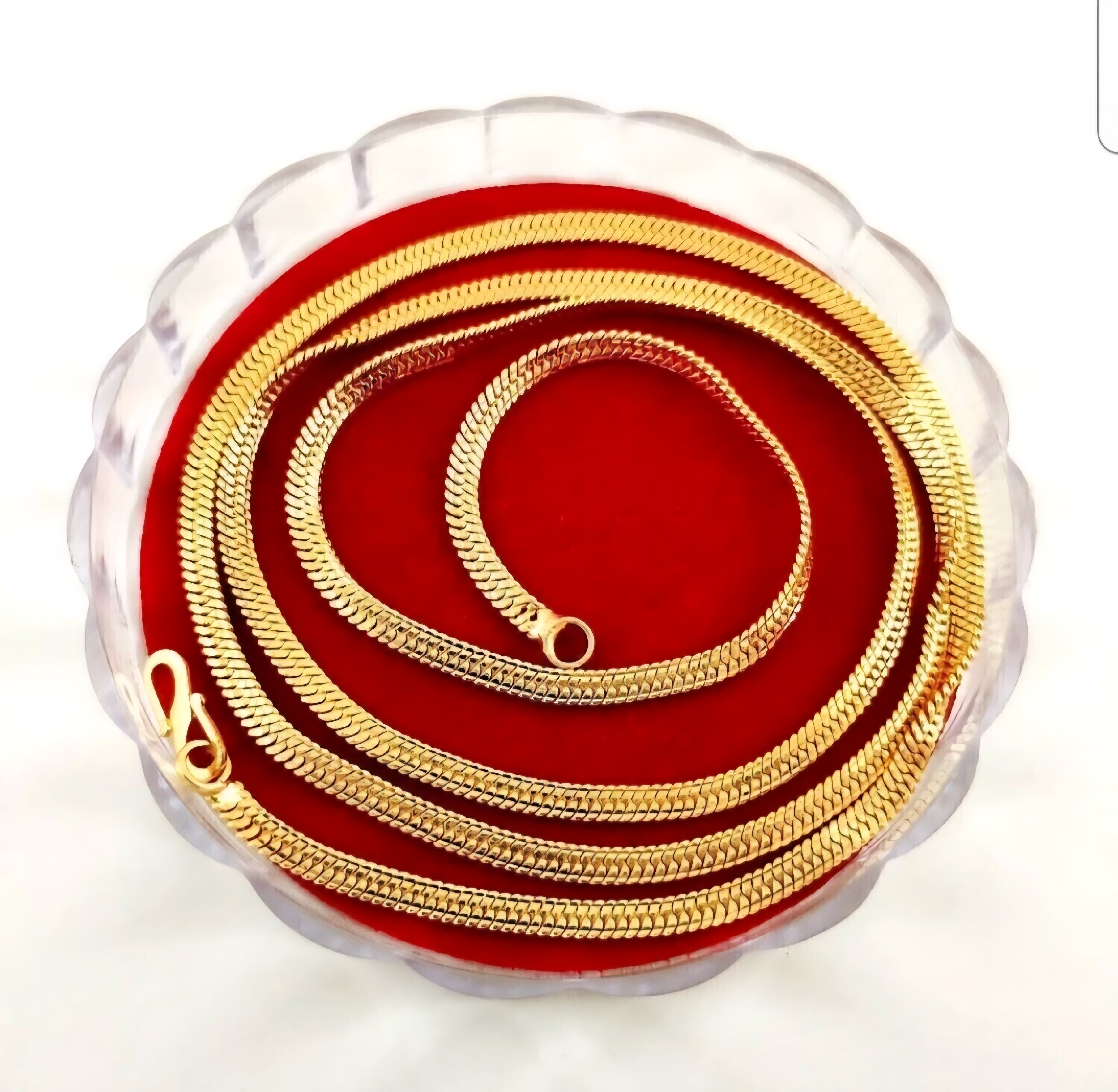ARTIFICIAL MENS 24 INCHES GOLD COLOUR CHAIN