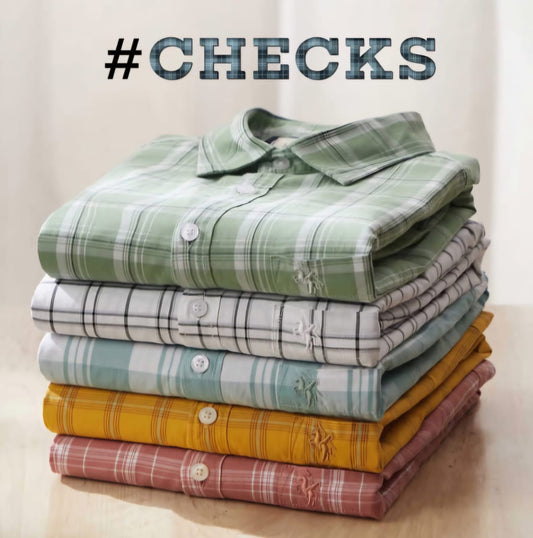 Pack of 4 Check Shirts